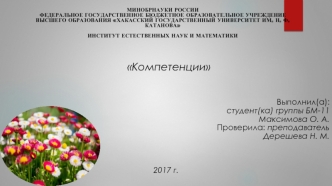 Компетенции. Компетентность. Критичность мышления. Мобильность знаний. Гибкость метода