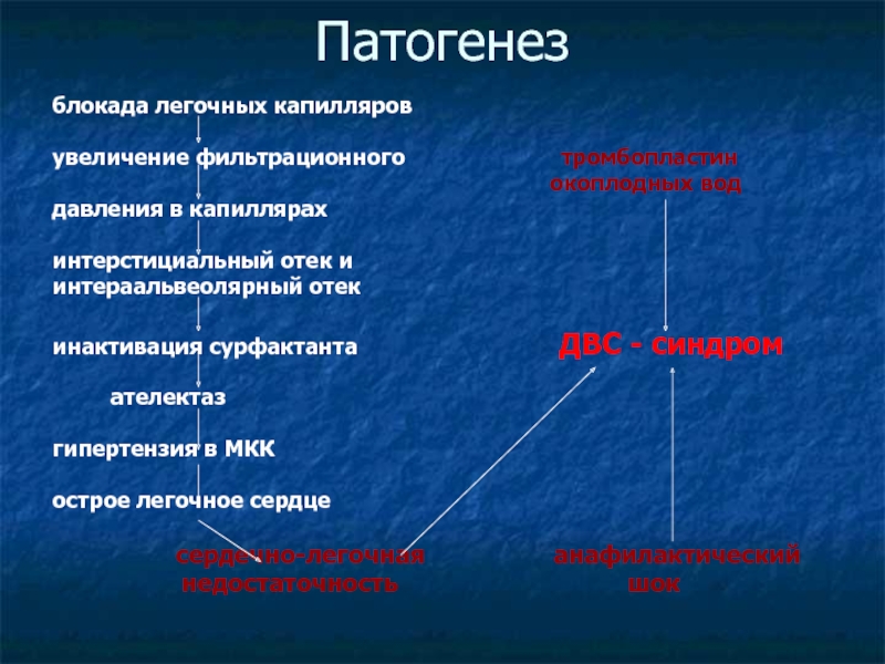 Блокады патогенез