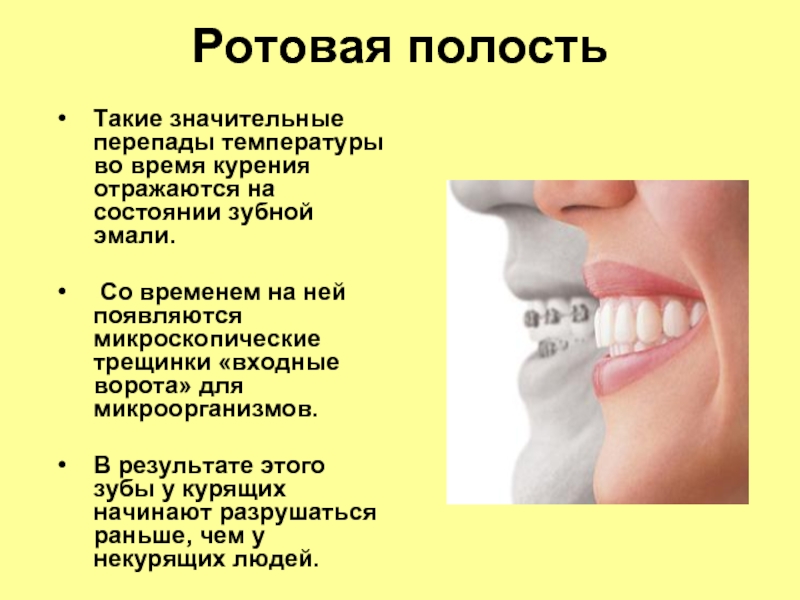 Оценка состояния полости рта