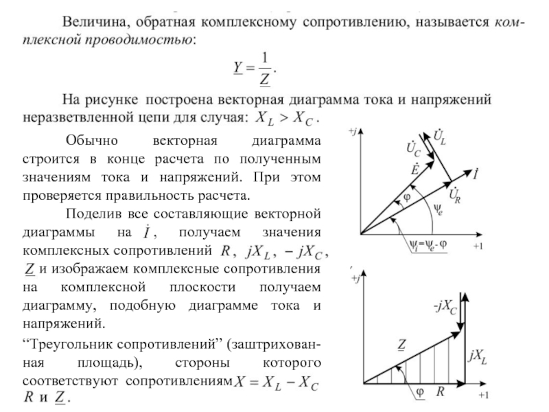 Векторная диаграмма активного сопротивления