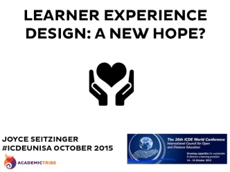 Learner Experience Design: A New Hope?