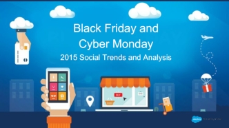 Black Friday and 
Cyber Monday 
2015 Social Trends and Analysis