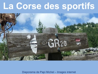 La Corse des sportifs