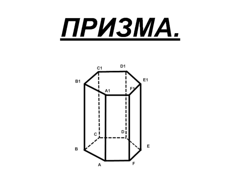 Прямая призма рисунок