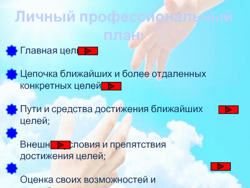 Личный профессиональный план главная цель