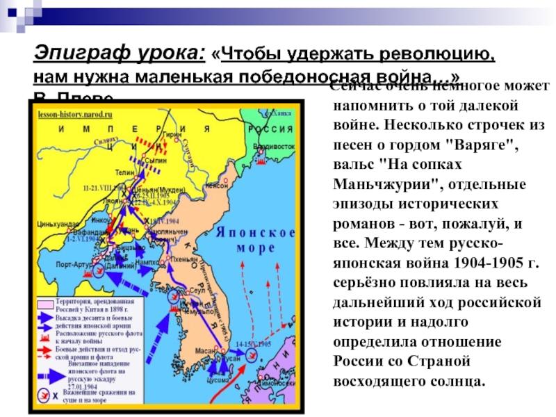 Внешняя политика русско японская война 1904 1905 презентация 9 класс