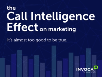 The Call Intelligence Effect on Marketing