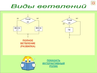 Виды ветвлений