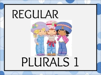 Regular plurals-1