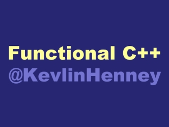 Mastering Functional C++