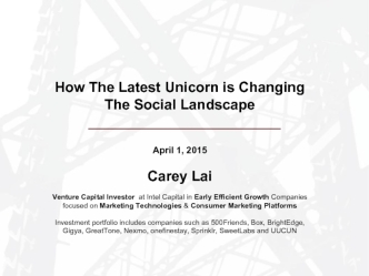How The Latest Unicorn is Changing The Social Landscape