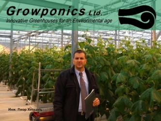 Growponics Ltd. Теплица из поликарбоната