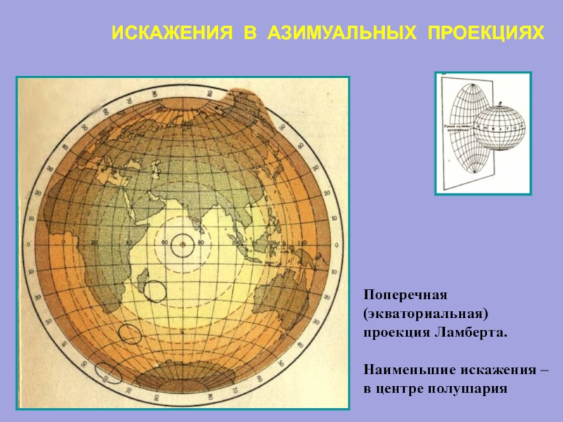 Проекция экватора