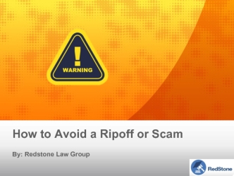 How to Avoid a Ripoff or Scam