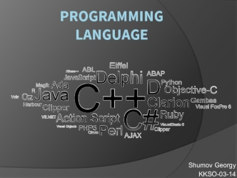 Programming language