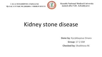 Kidney stone disease