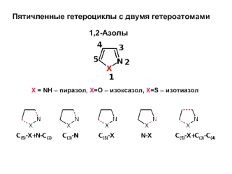 Пятичленные гетероциклы с двумя гетероатомами