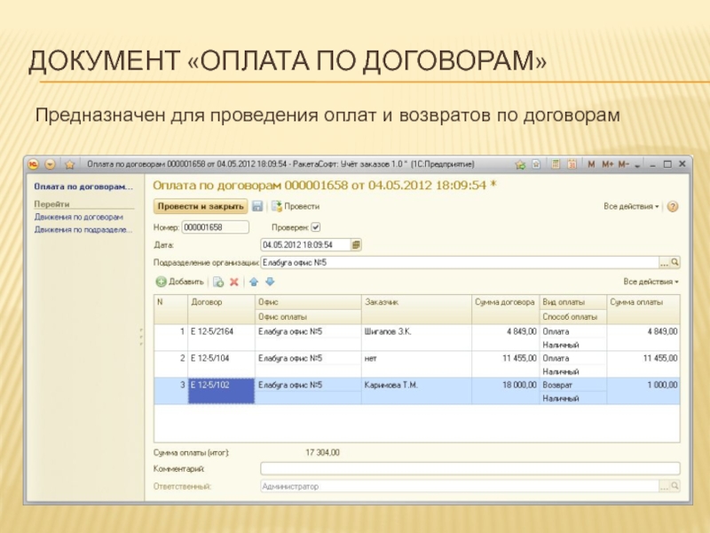 Проведение оплаты. Документ об оплате. Движение договора. Картинки учет договоров. Виды выполнение оплат по договору.