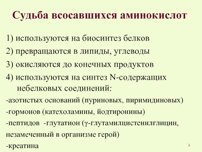 Использовать аминокислоты. Судьба всосавшихся аминокислот биохимия. Судьба всасывания аминокислот биохимия. Судьба аминокислот после всасывания. Пути использования аминокислот в организме после всасывания.