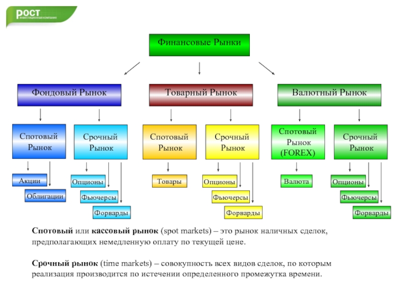 Инструменты финансового рынка. Виды фондовых рынков. Фондовый и срочный рынок. Классификация фондового рынка. Срочный фондовый и валютный рынок.
