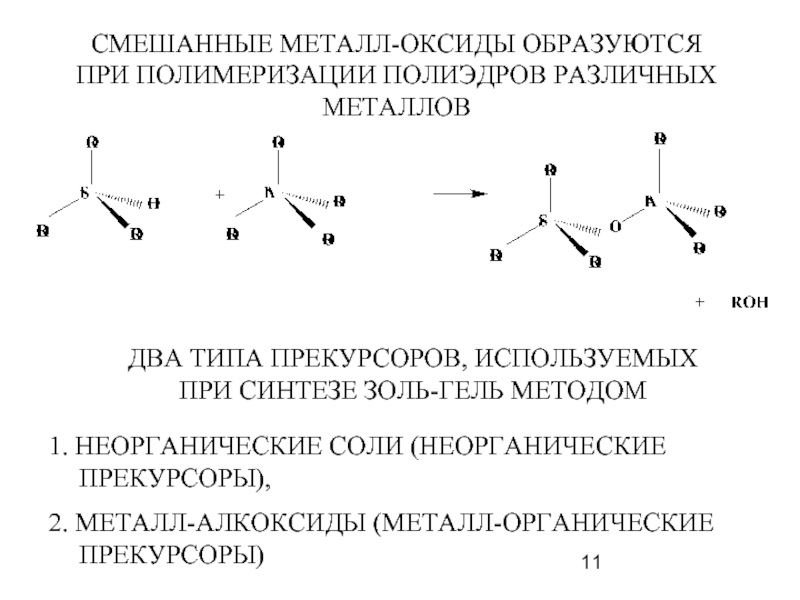 Металлы образующие оксиды