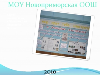 МОУ Новоприморская ООШ







2010