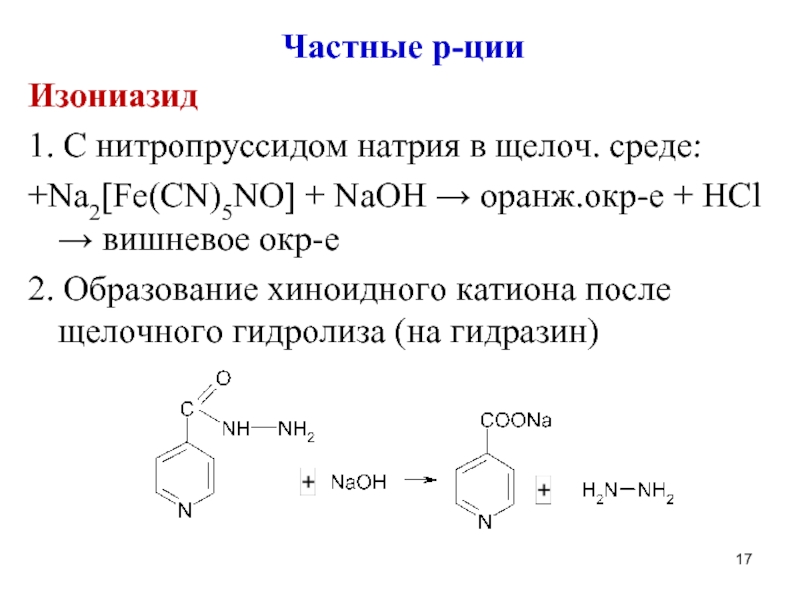 Нитропруссид натрия ацетон