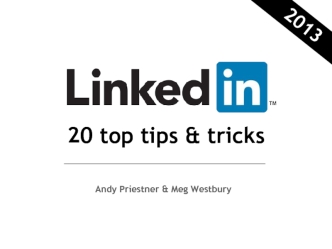 20 top tips & tricks