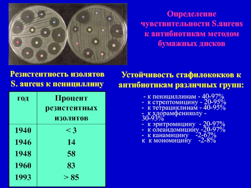 Чувствительность стафилококка к антибиотикам методом дисков. Устойчивость стафилококка к антибиотикам. Чувствительность s. aureus к антибиотикам методом стандартных дисков. Таблица устойчивости стафилококка aureus к антибиотикам.