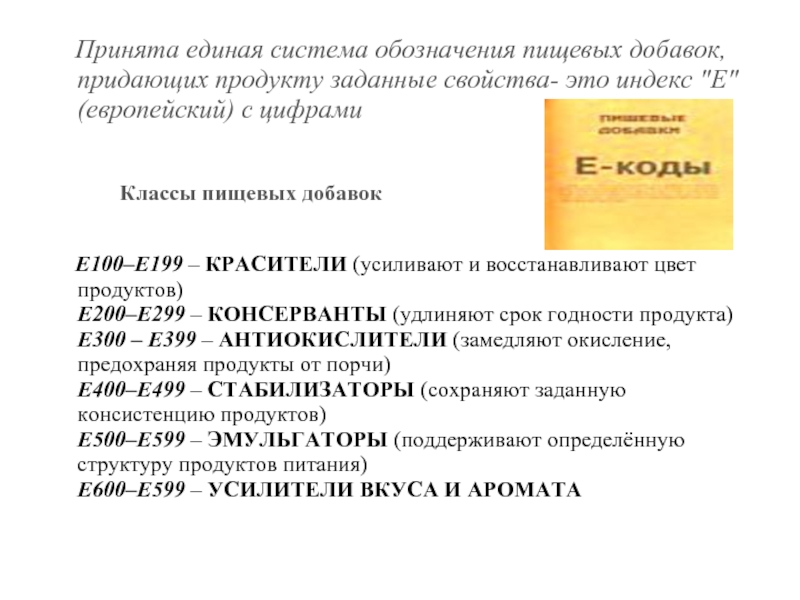 Единый принимать. Предметная и обезличенная система обозначения. Что такое индекс е в биологии. Реферат по теме системы маркировки.