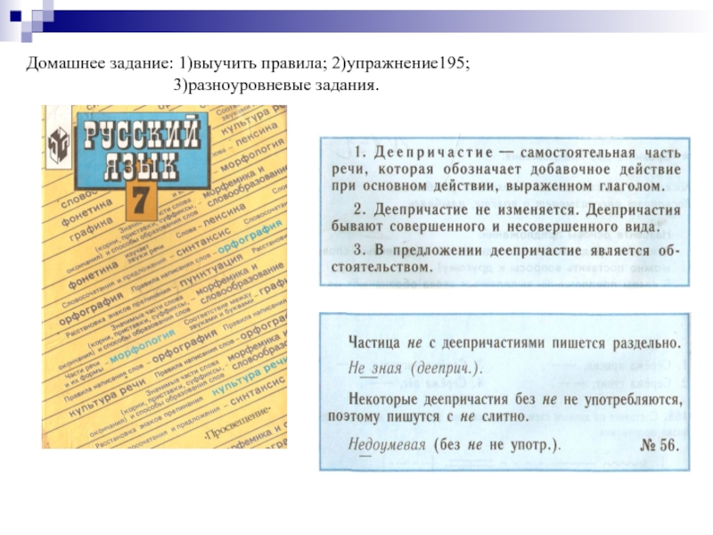 Русский 7 класс упражнение 195