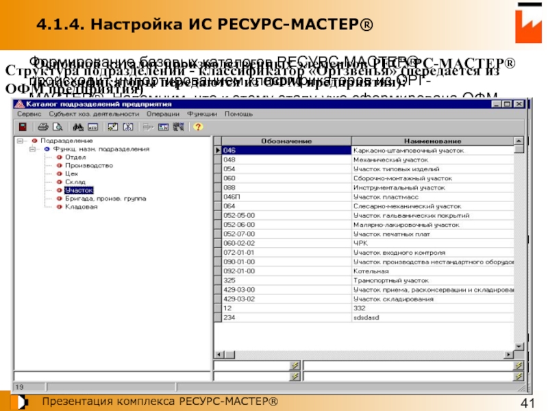 Параметры ресурсов. Настройка собственных ресурсов. Мастер ресурс. Настройка ИС. Настраиваемые ресурсы.