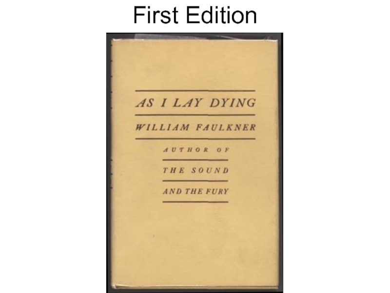Реферат: William Faulkner His Life And Works