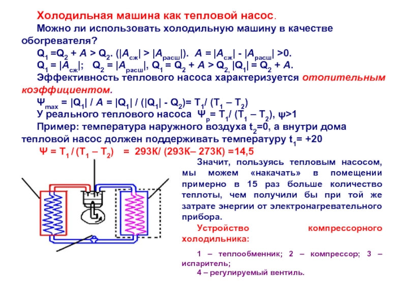 Холодильные машины презентация