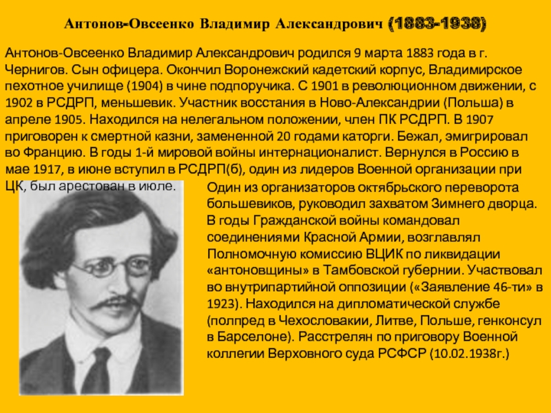 Антонов овсеенко фото