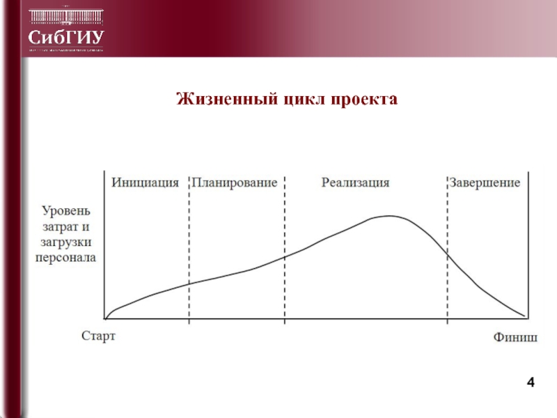 Жизненный цикл проекта график