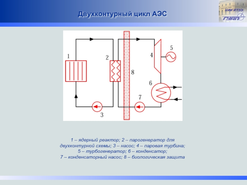 Схема двухконтурного реактора