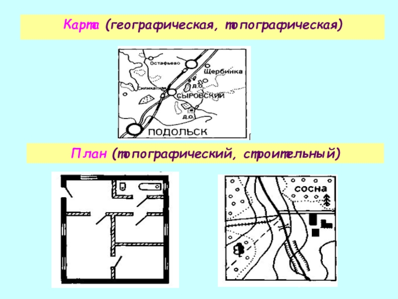 Топографическая карта города березники