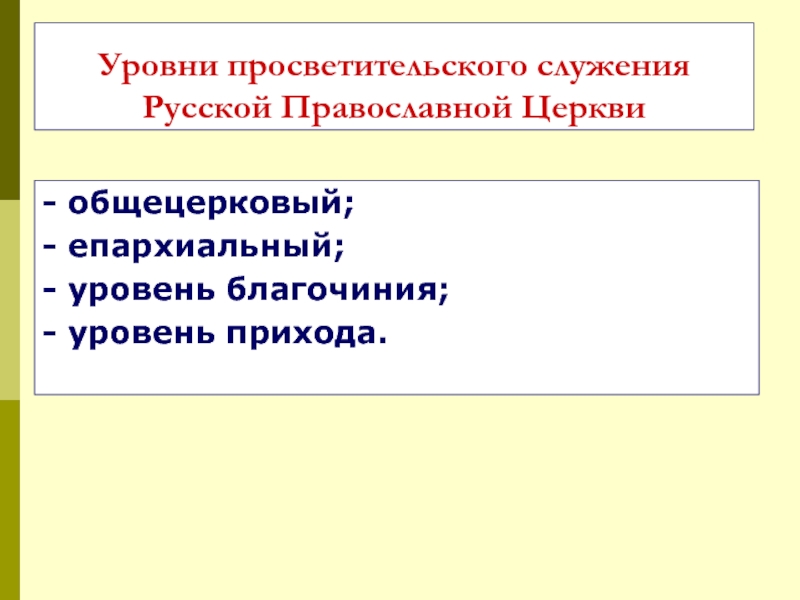 Социальное служение и просветительская деятельность церкви презентация