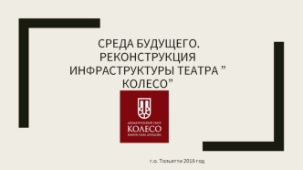 Среда будущего. Реконструкция инфраструктуры театра ”Колесо”