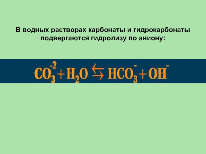 Карбонаты и гидрокарбонаты. Гидрокарбонат бария формула. Подвергается гидролизу Водный раствор.