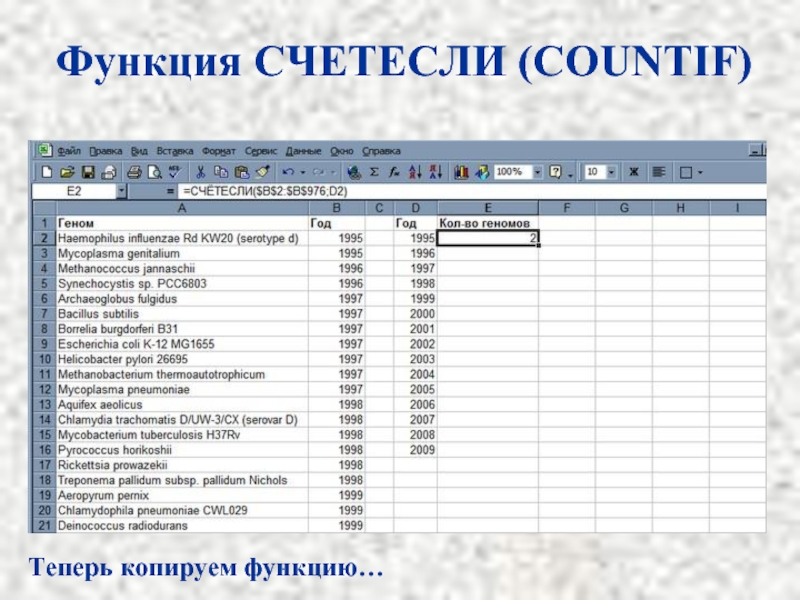 Возможности ms excel презентация