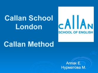 Callan School LondonCallan Method