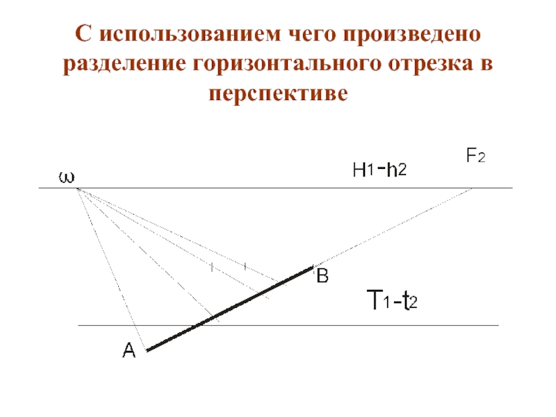 Горизонтальный отрезок