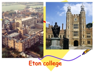 Eton college. History