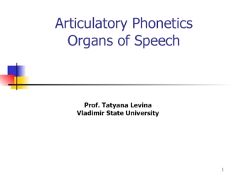 Articulatory phonetics organs of speech