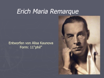 Erich Maria Remarque