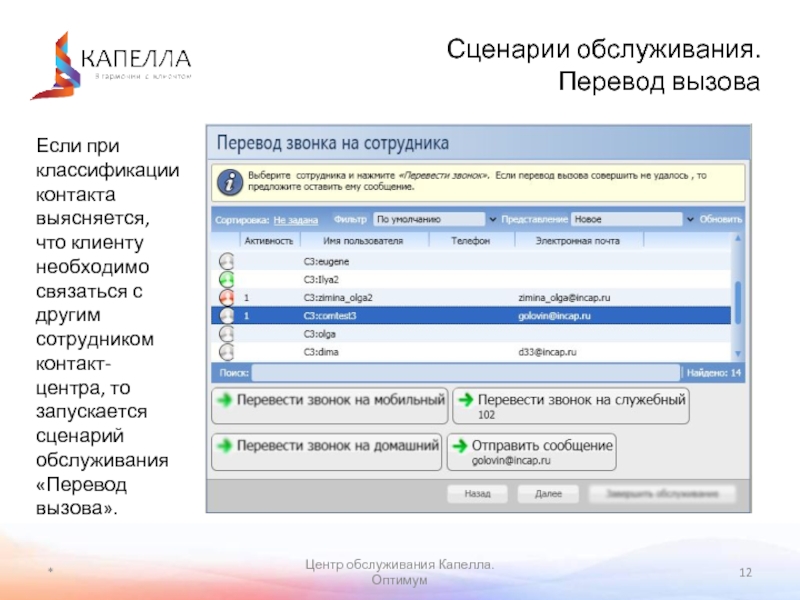 Скрипт 12. Программа Оптимум. Оптимум программа для торговли. Перевести звонок на другого сотрудника.