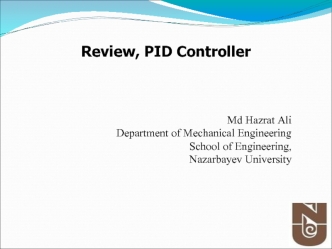 Review, PID controller