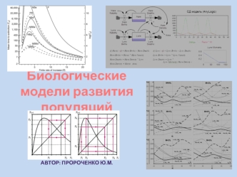 Биологические модели развития
популяций